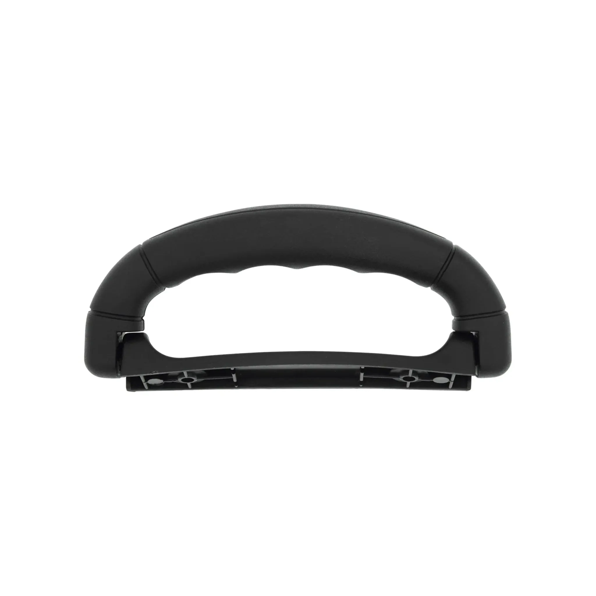 6 1/2" Black, Handle with Mounting Plate, Plastic, #L-2832