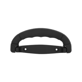 6 1/2" Black, Handle with Mounting Plate, Plastic, #L-2832