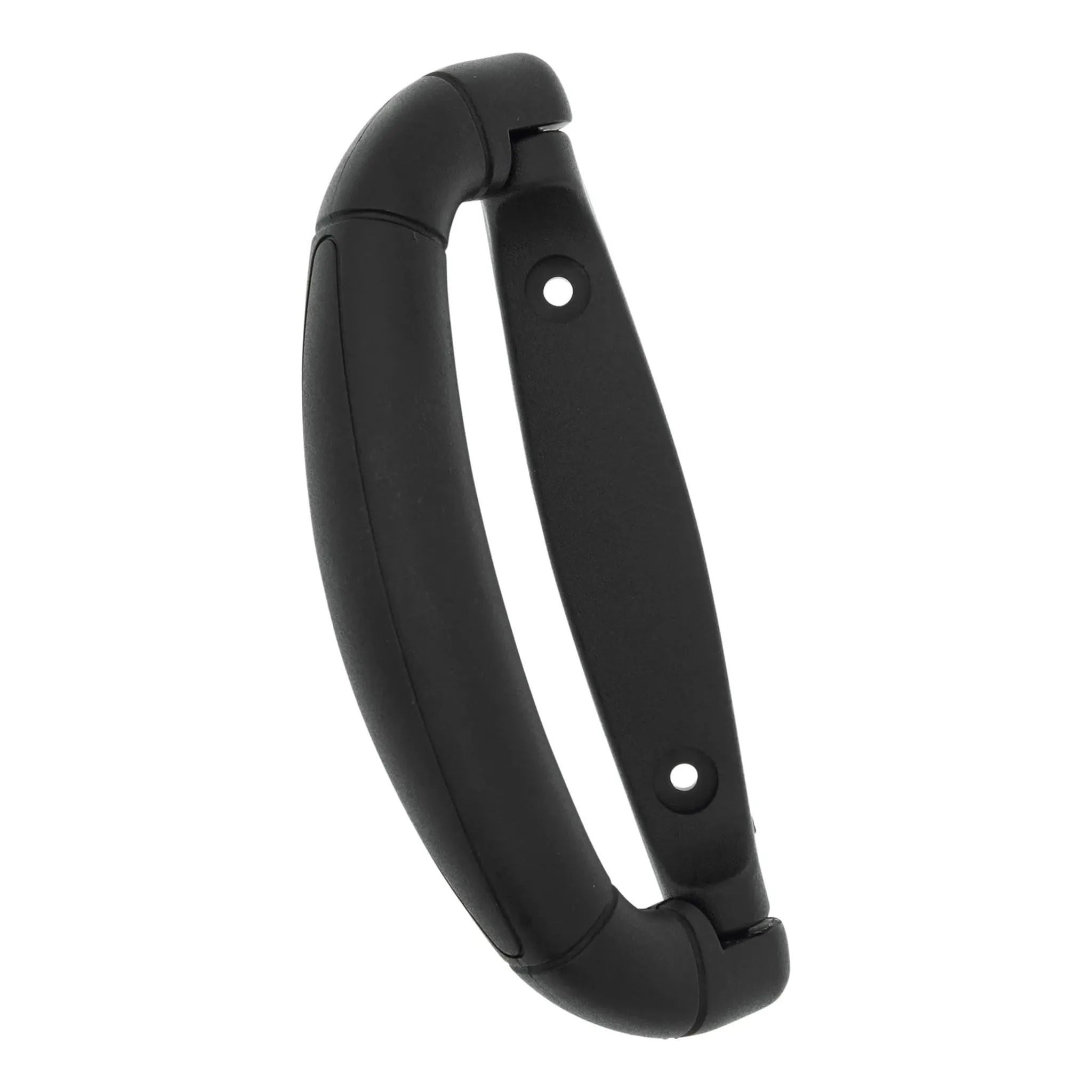 6 1/2" Black, Handle with Mounting Plate, Plastic, #L-2832