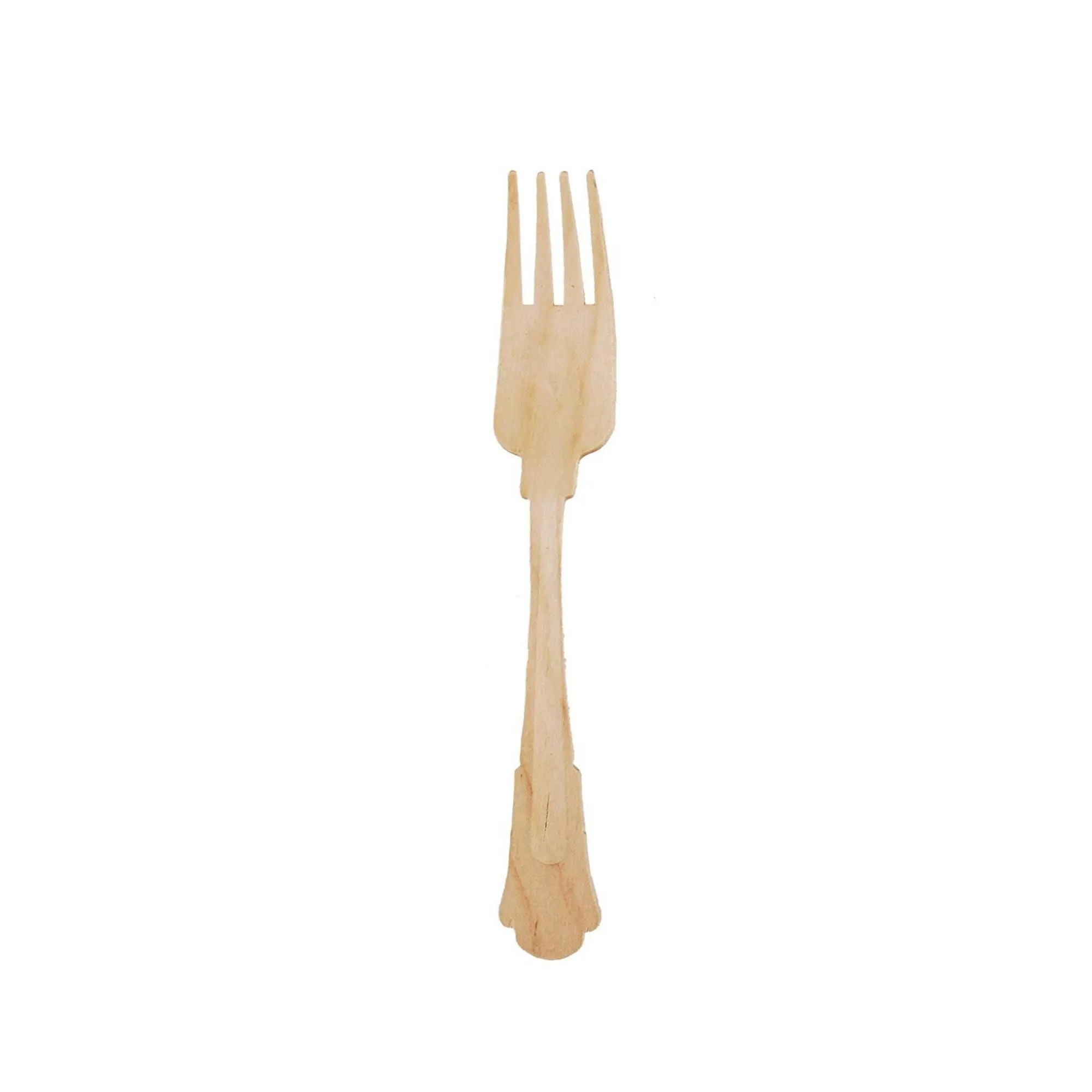 8" Disposable Wood Flatware