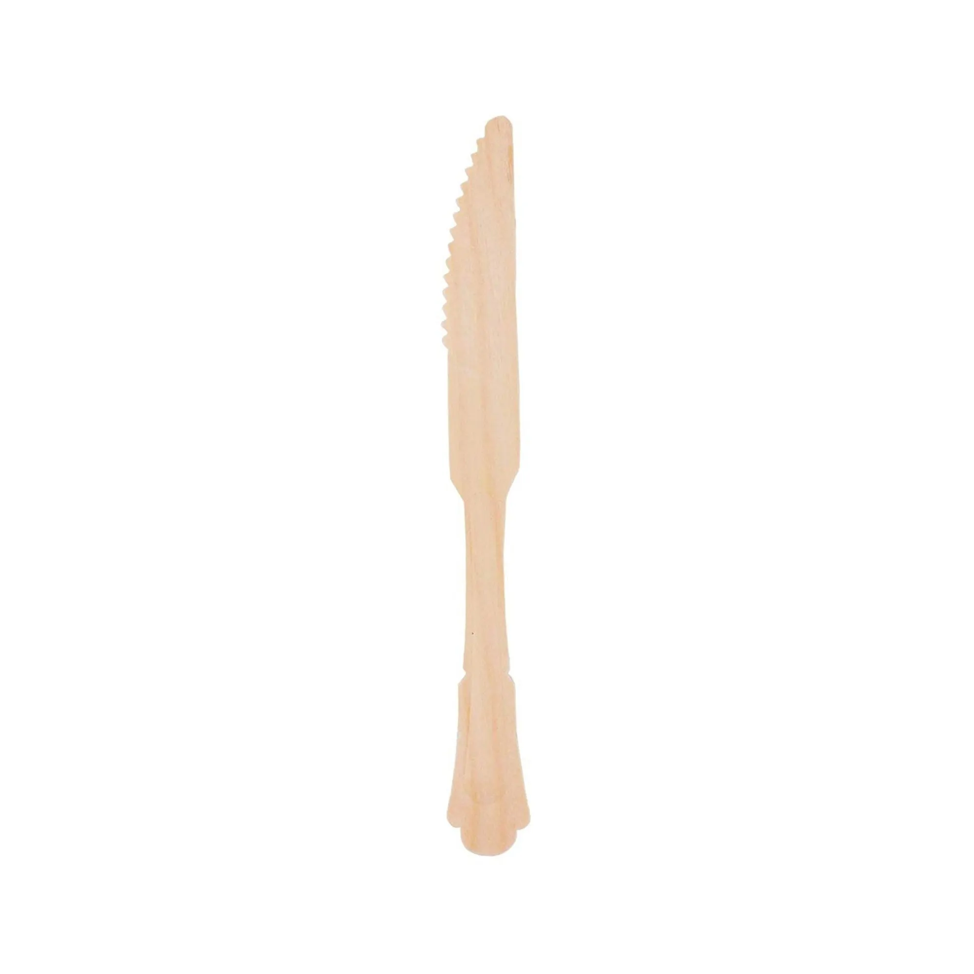 8" Disposable Wood Flatware