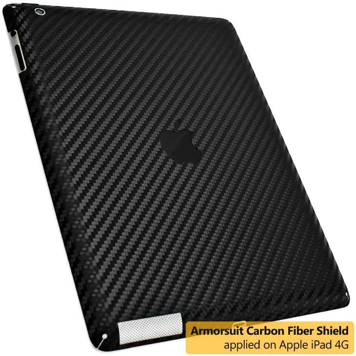 Apple iPad 4 Screen Protector   Carbon Fiber Film Protector