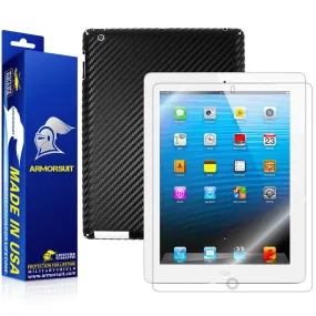Apple iPad 4 Screen Protector   Carbon Fiber Film Protector