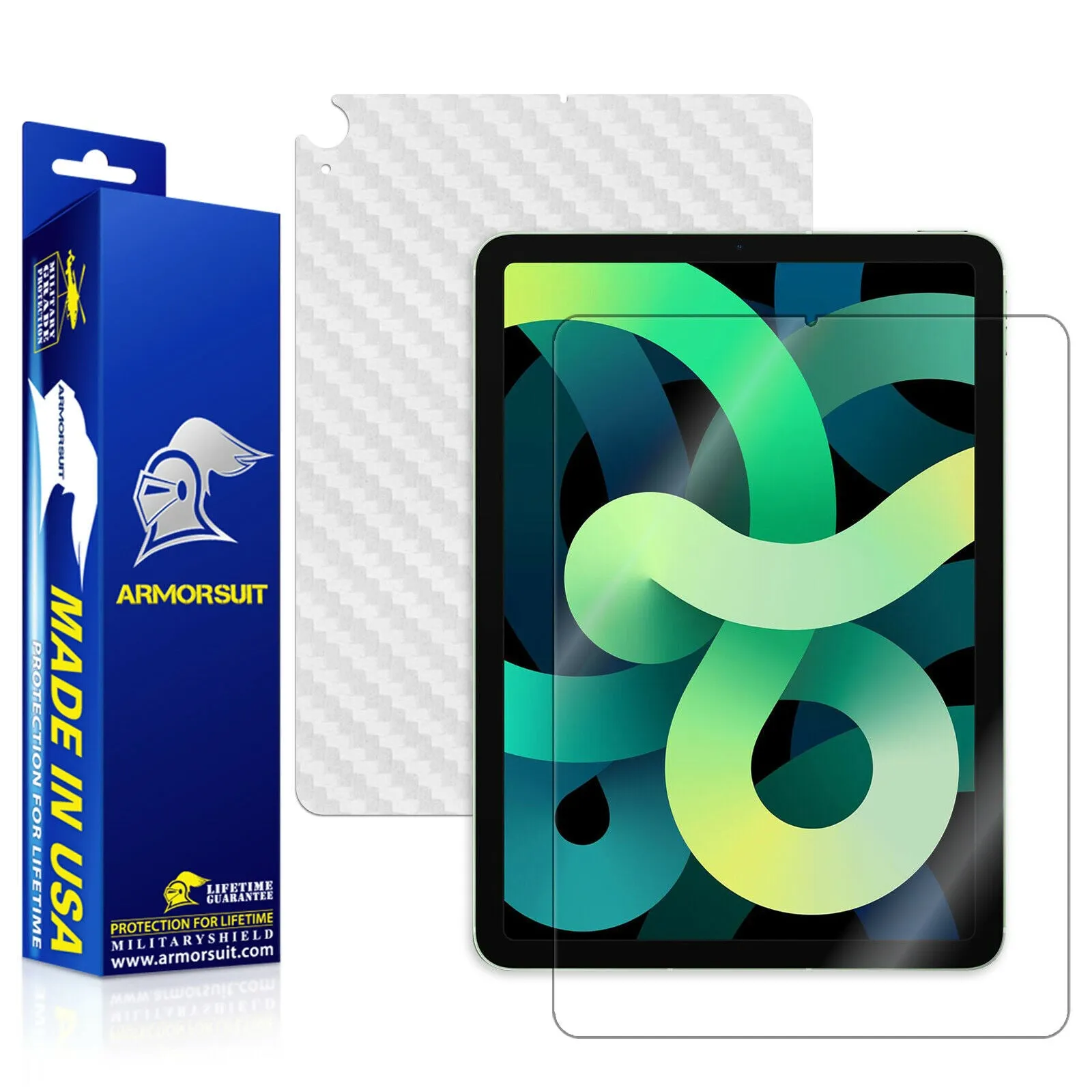 Apple iPad Air 4 (2020) / iPad Air 5 (2022) Screen Protector   Carbon Fiber Skin