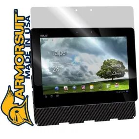 ASUS Eee Pad Transformer TF101 Screen Protector   Black Carbon Fiber Skin Protector