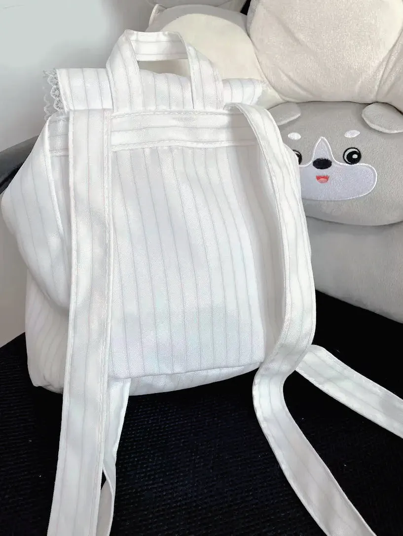 Ballerina Ribbon Cotton Backpack