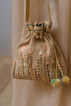 Beige Country Potli