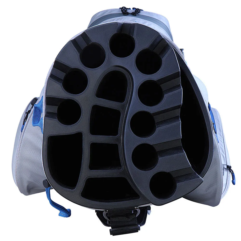 Big Max Dri Lite Silencio Waterproof Cart Bag - Navy/Orange
