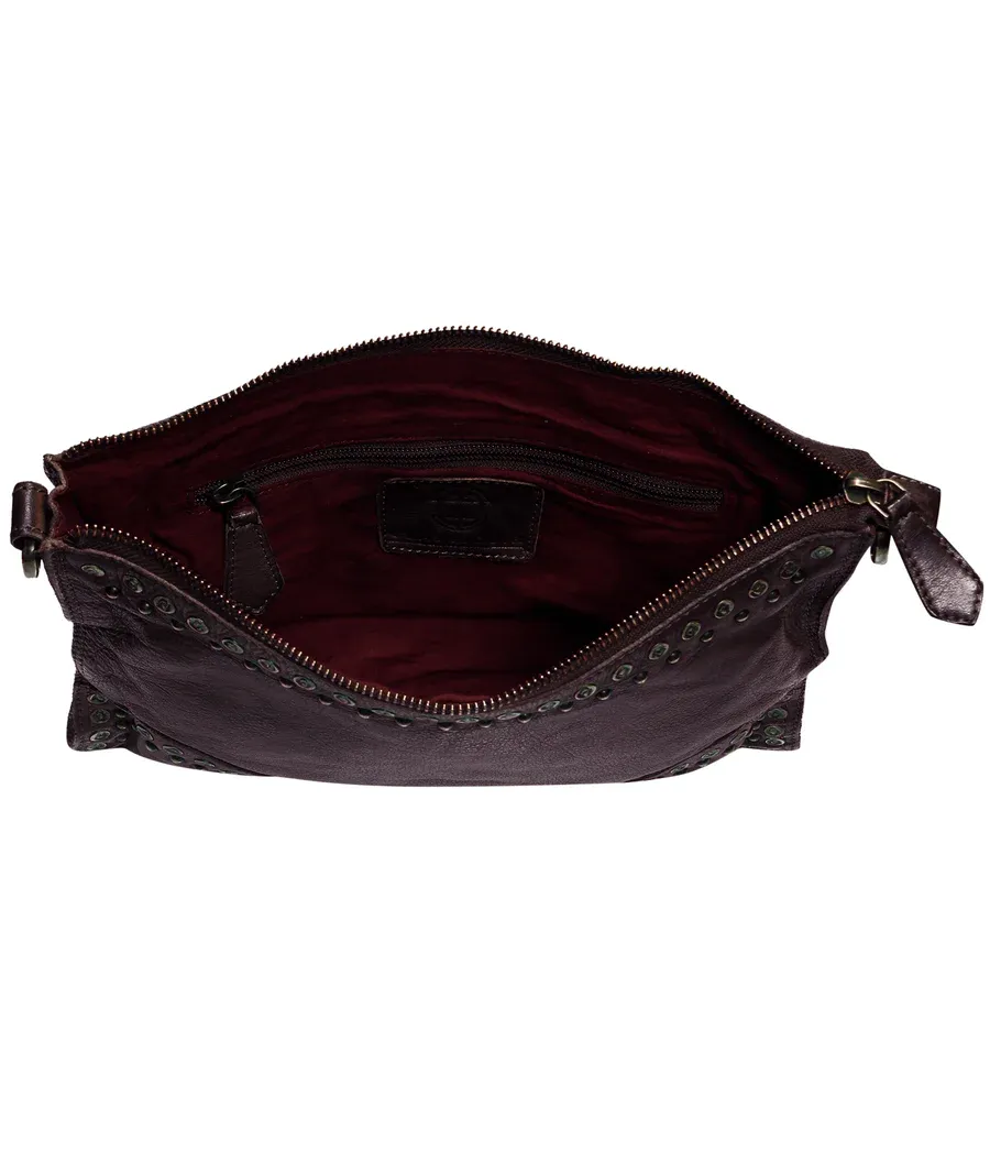 Bordeaux Distressed Crossbody