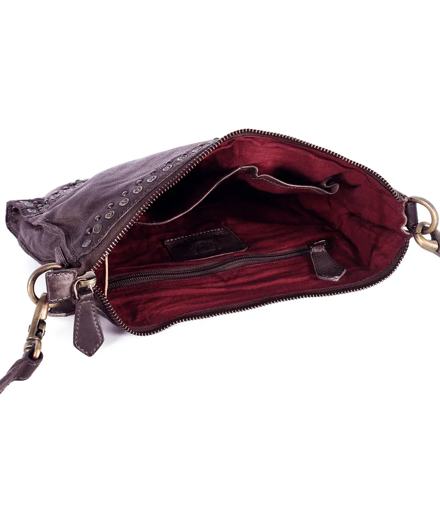Bordeaux Distressed Crossbody