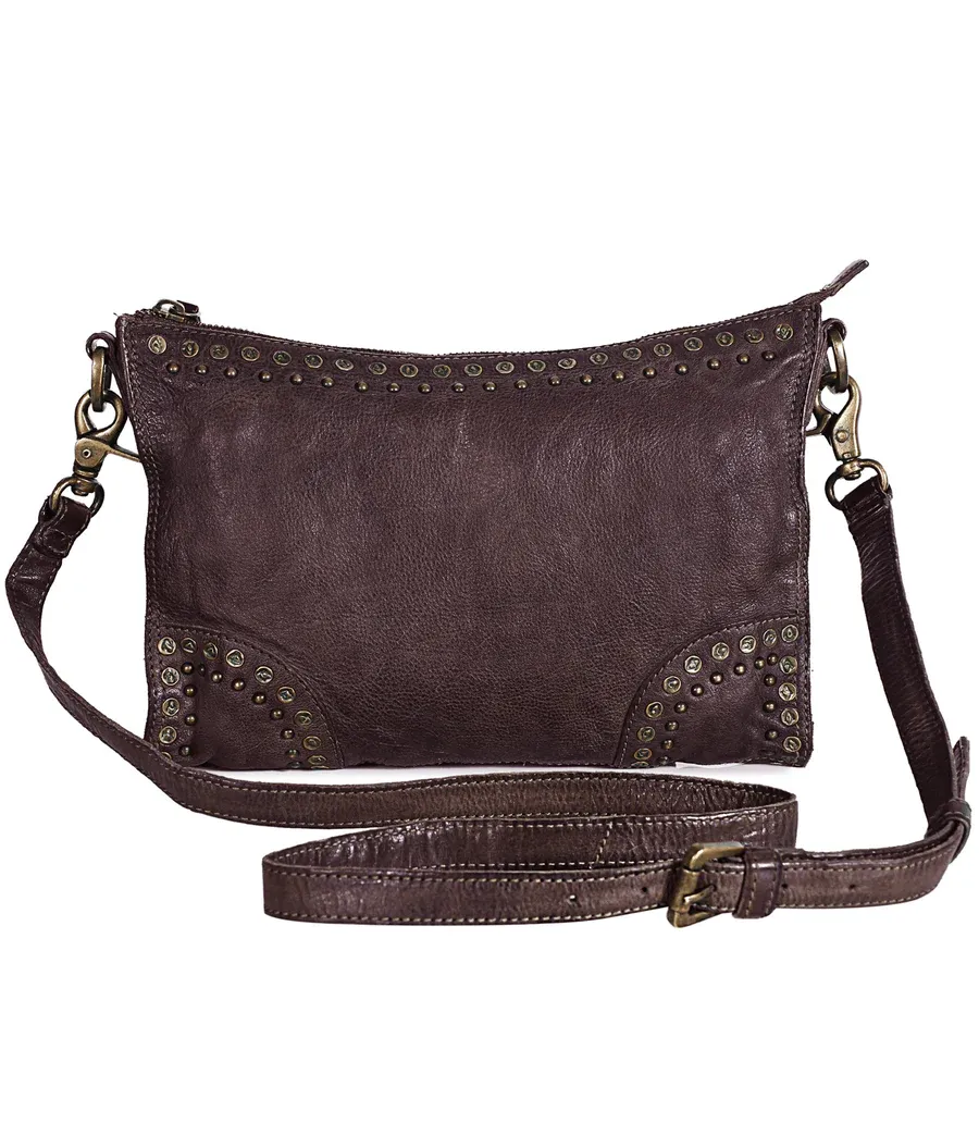 Bordeaux Distressed Crossbody