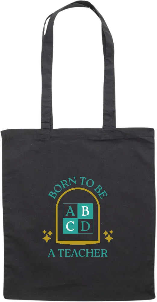 Born to be a Teacher Design - Essential colored event tote bag