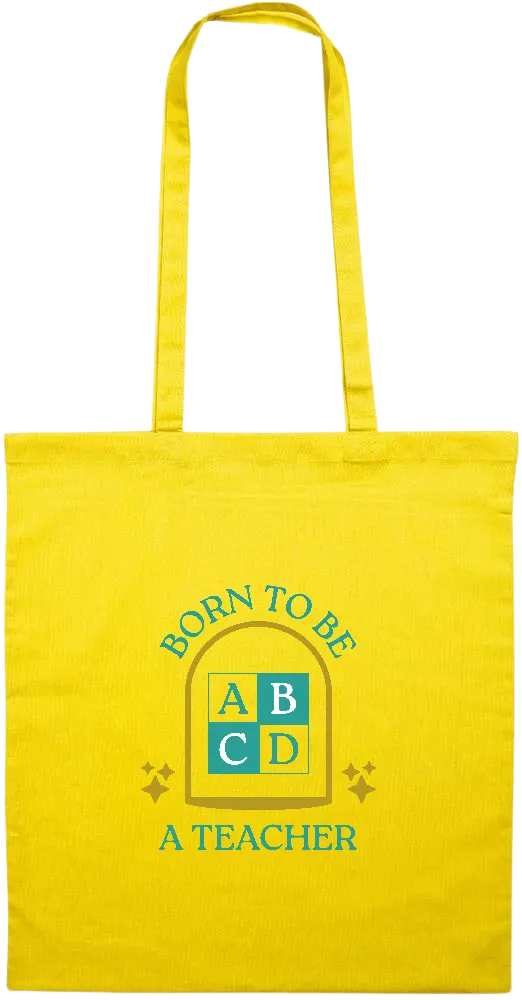 Born to be a Teacher Design - Essential colored event tote bag