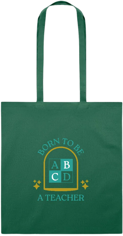 Born to be a Teacher Design - Essential colored event tote bag