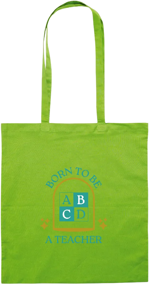 Born to be a Teacher Design - Essential colored event tote bag