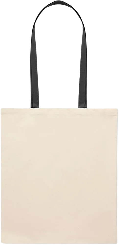 Born to be a Teacher Design - Essential colored handle tote bag