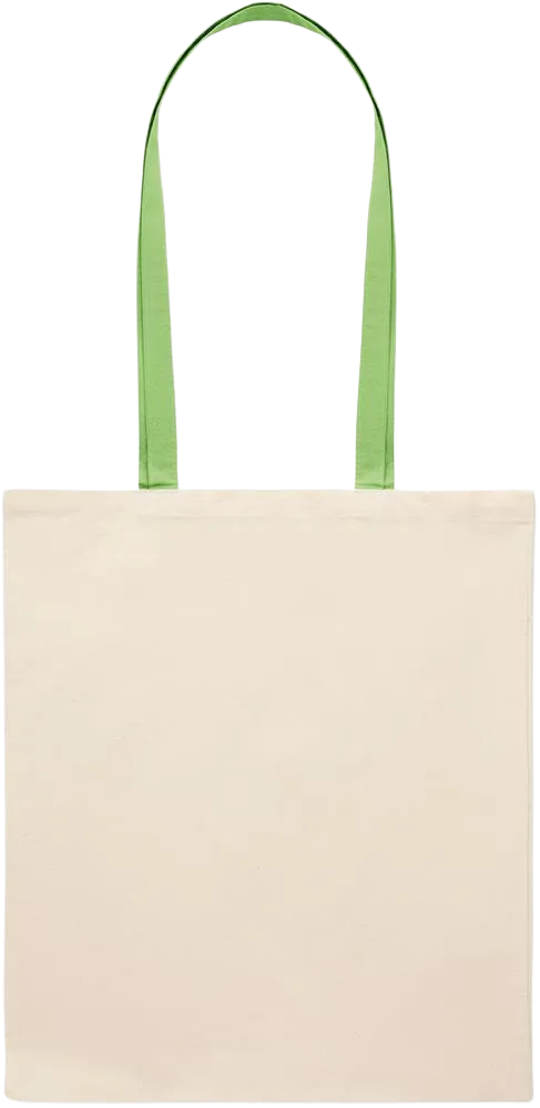 Born to be a Teacher Design - Essential colored handle tote bag