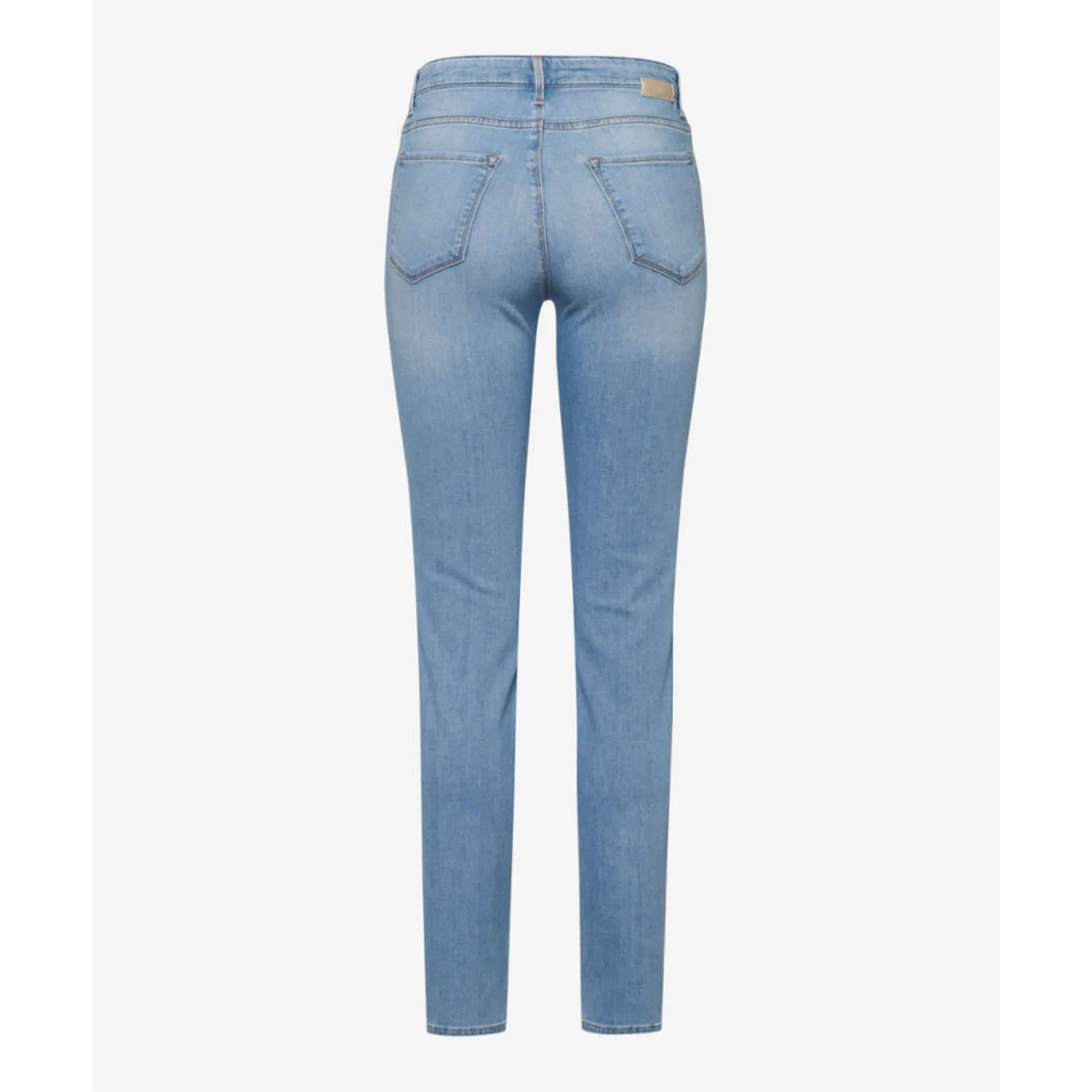 Brax Shakira Free to Move Super Stretch Denim Five-pocket Drainpipe Jeans 71-7958 Used Bleached Blue