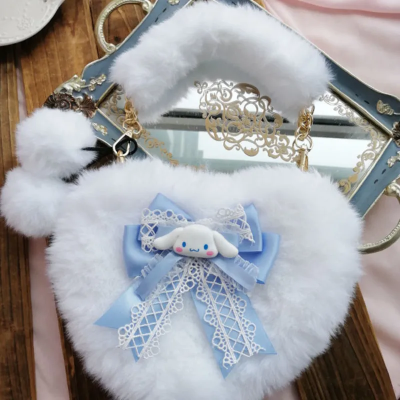 Cinna Heart Bownote Plush Bag - Lovesickdoe