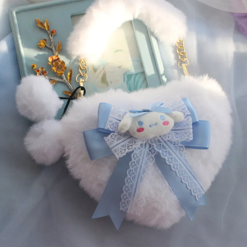 Cinna Heart Bownote Plush Bag - Lovesickdoe