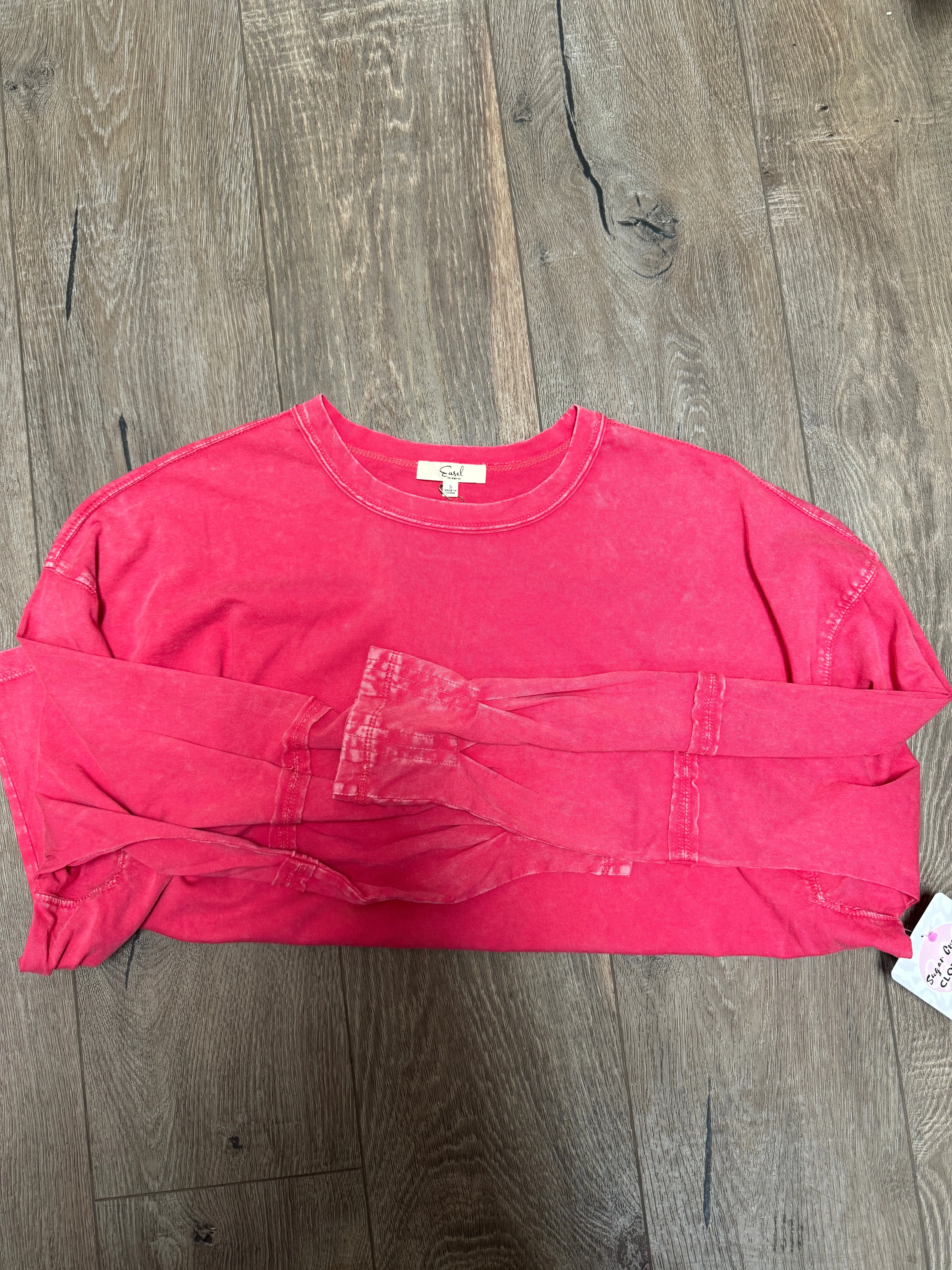 Cotton Jersey Mineral Wash Top