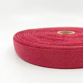 Cotton Twill Tape - Country Red - 25mm