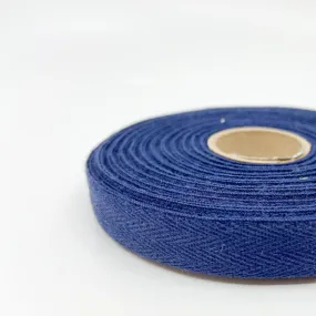 Cotton Twill Tape - Marine - 14mm