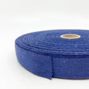 Cotton Twill Tape - Marine - 25mm