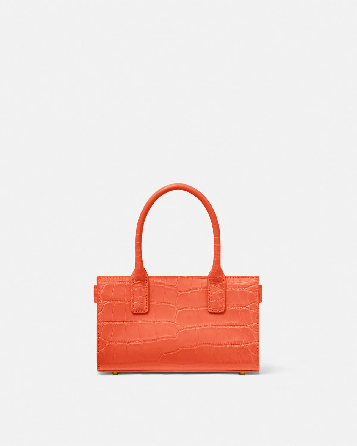 Croc-Effect Medusa '95 Small Tote Bag