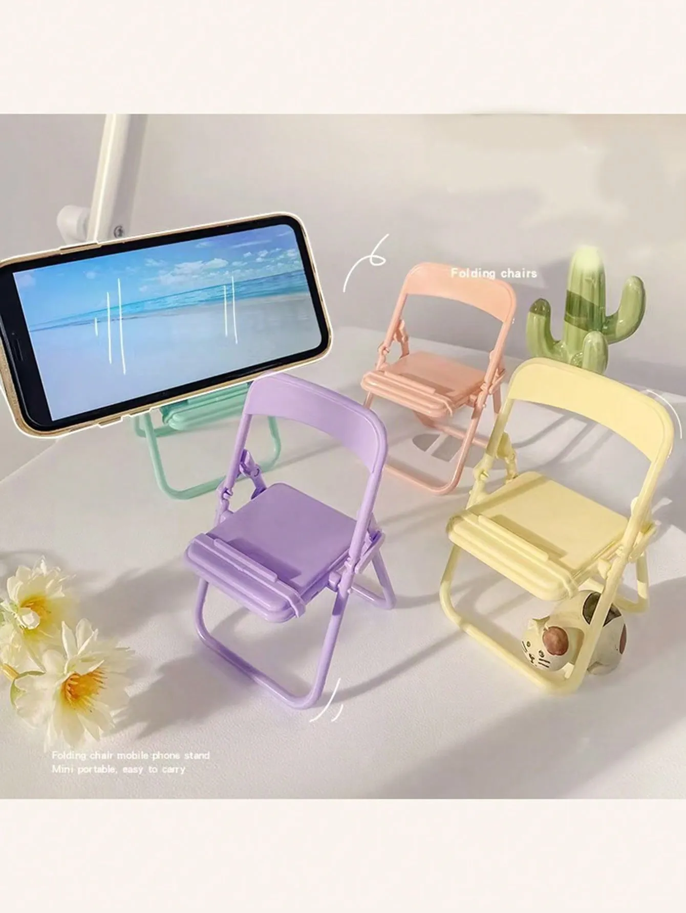 Cute Bear-Shaped Phone & Tablet Stand – Adorable Desk and Bedroom Decoration