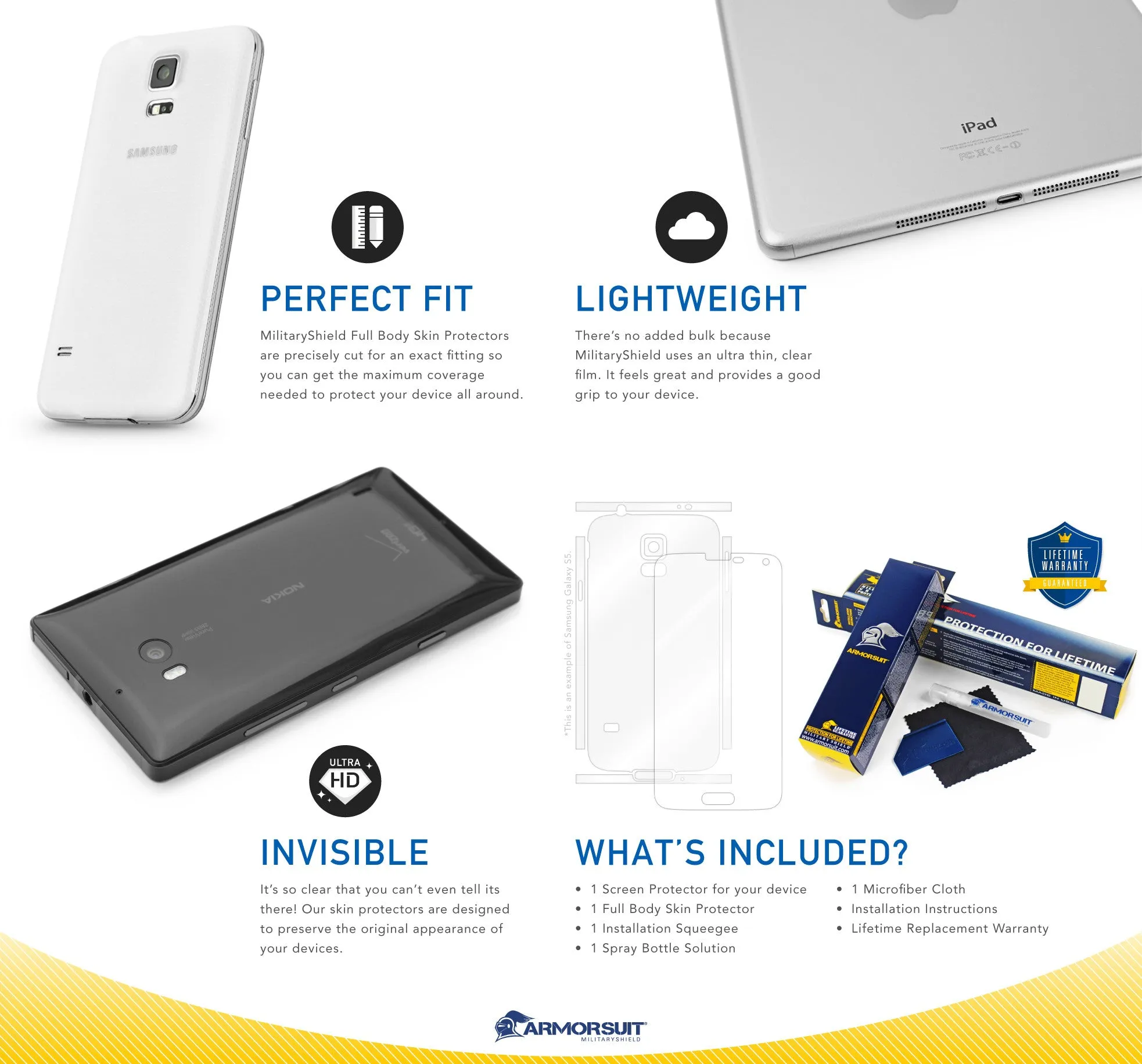 Dell New Venue 8 Pro 3000 3845 Full Body Skin