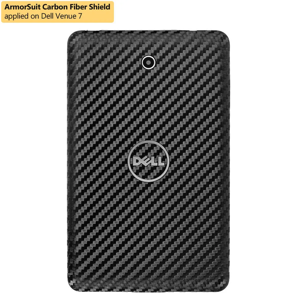 Dell Venue 7 Screen Protector   Black Carbon Fiber Film Protector