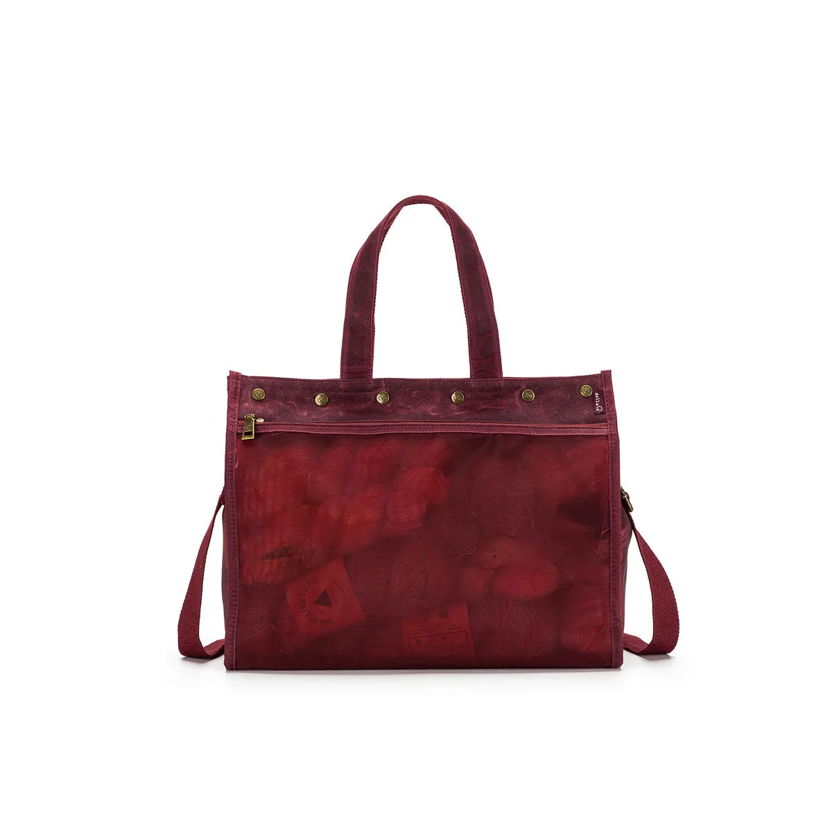 della Q Maker's Mesh Tote - Mustard