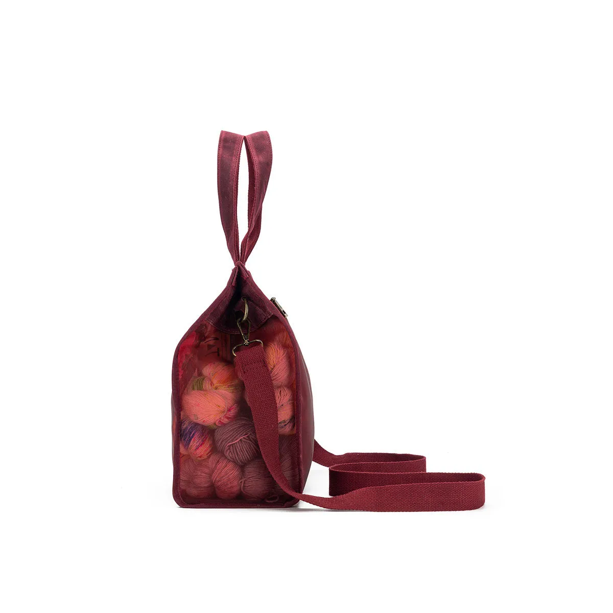 della Q Maker's Mesh Tote - Mustard