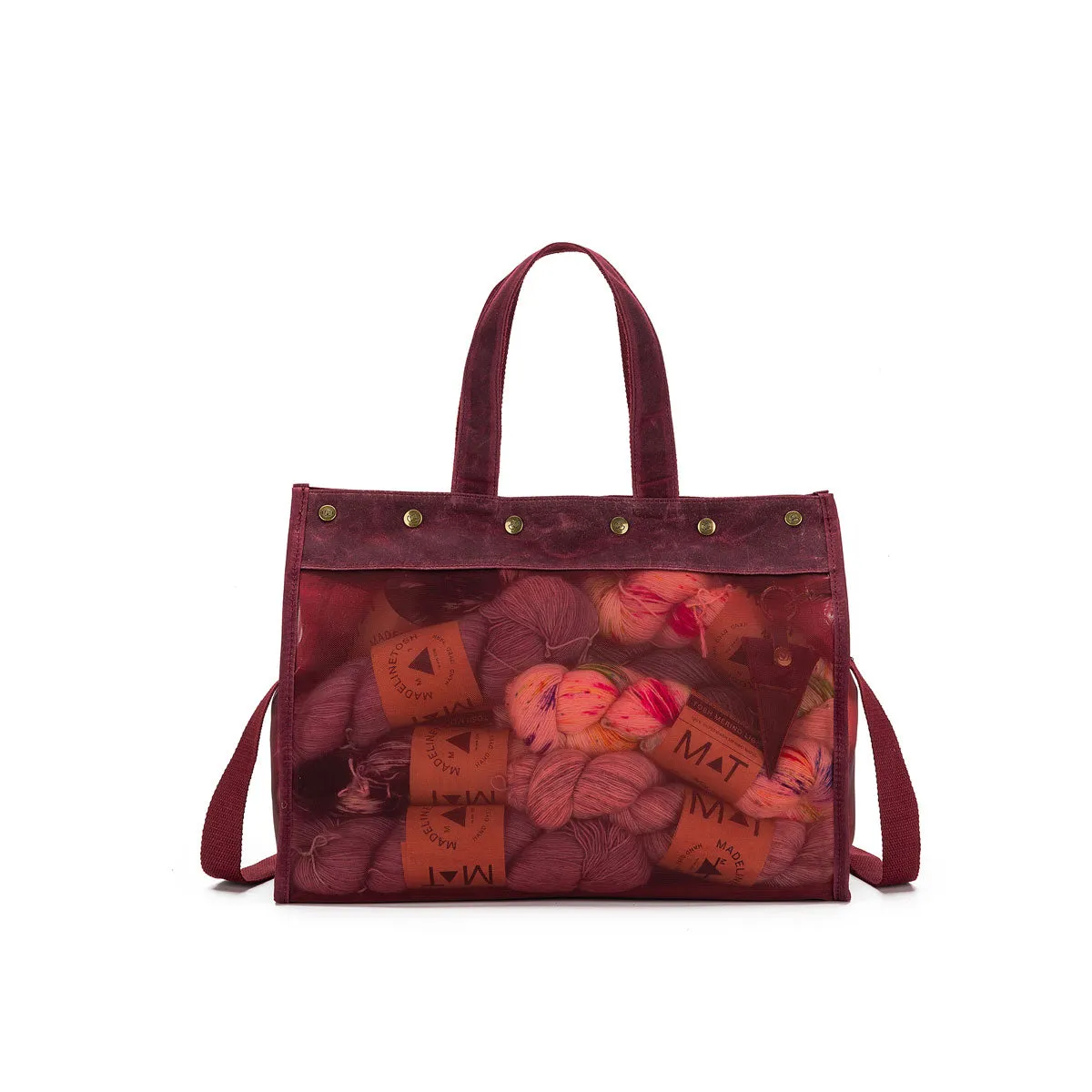 della Q Maker's Mesh Tote - Mustard