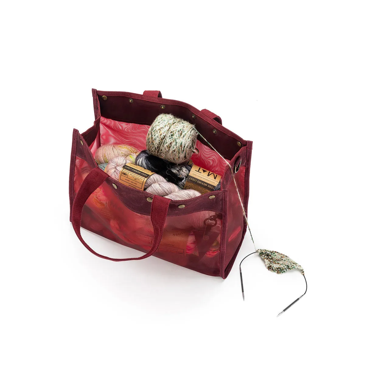 della Q Maker's Mesh Tote - Mustard