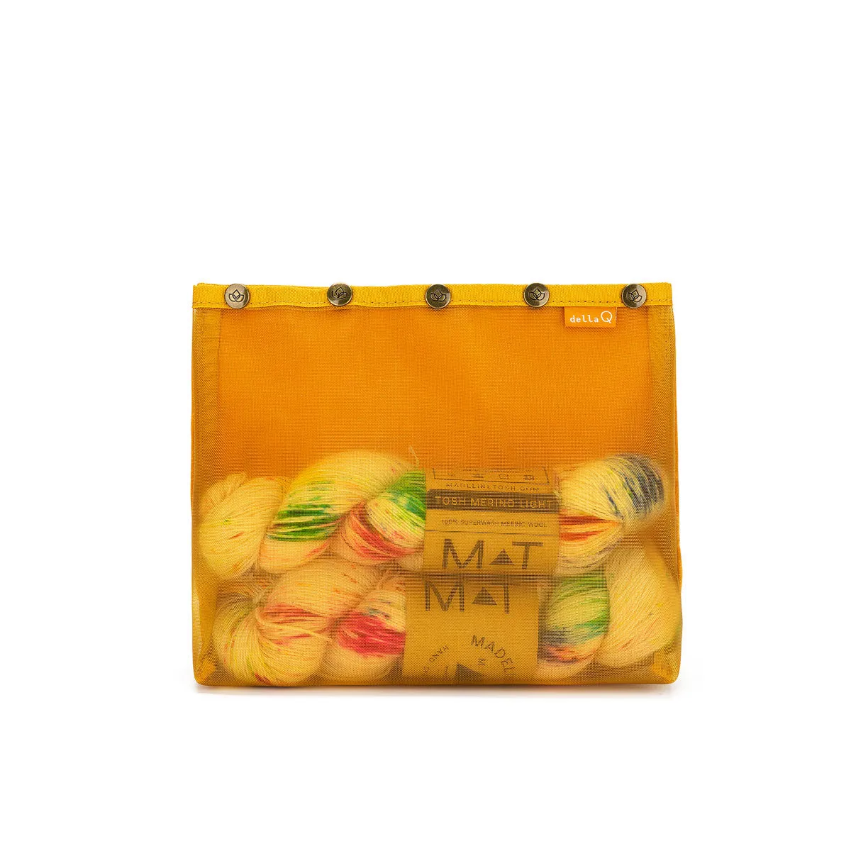 della Q Maker's Mesh Tote - Mustard