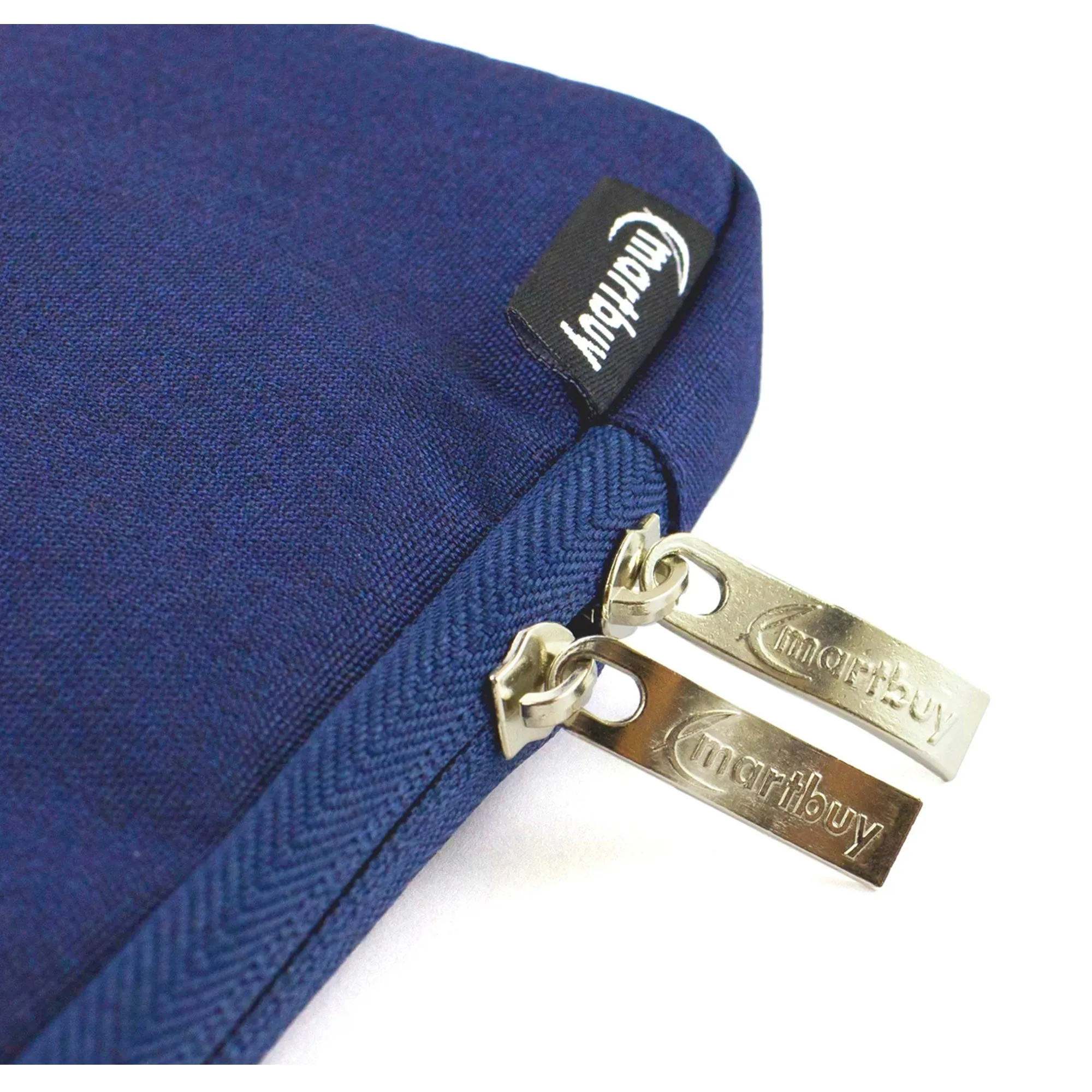 Fabric Zipper Sleeve - Blue