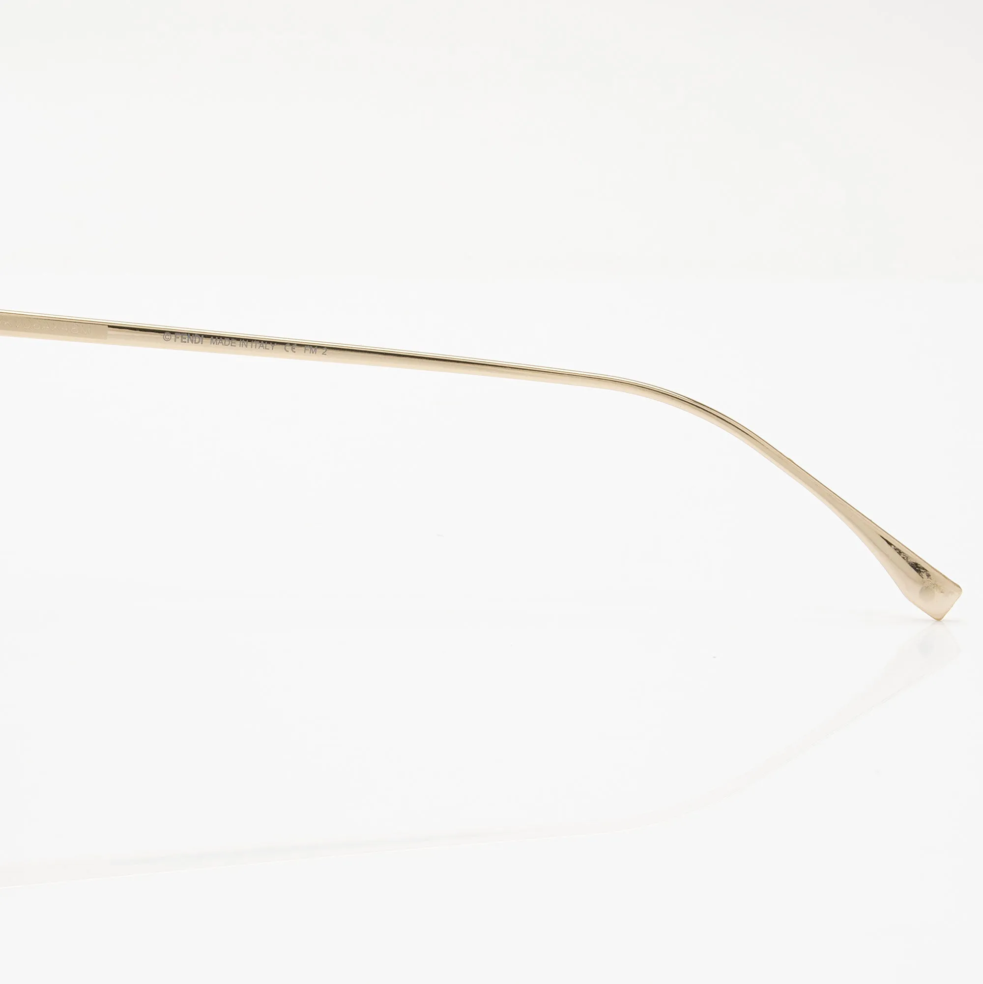 Fendi Metal Rimless Cat Eye Sunglasses