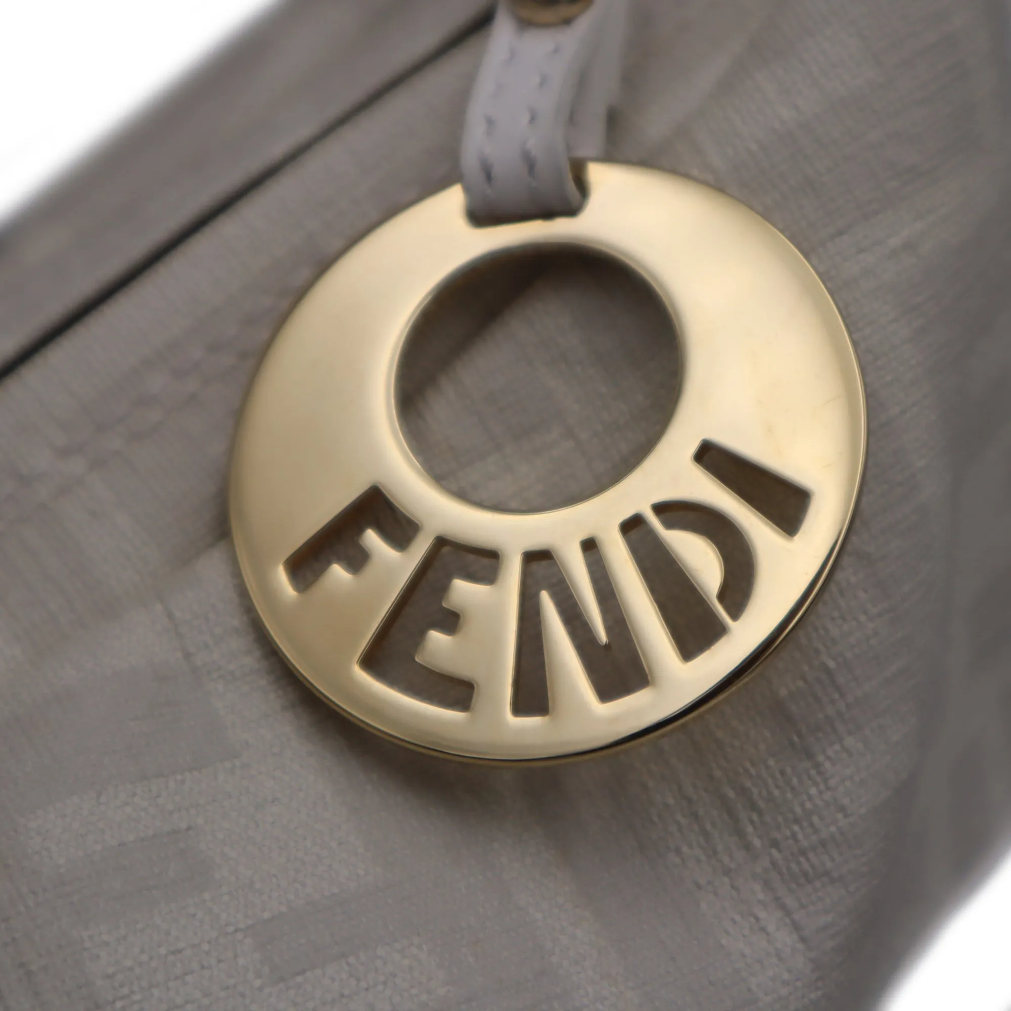 Fendi Zucca Canvas Small Chef Shoulder Bag