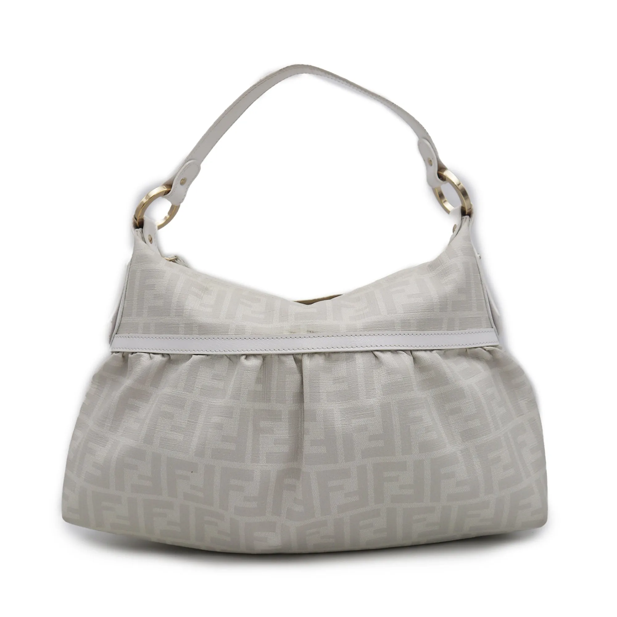 Fendi Zucca Canvas Small Chef Shoulder Bag