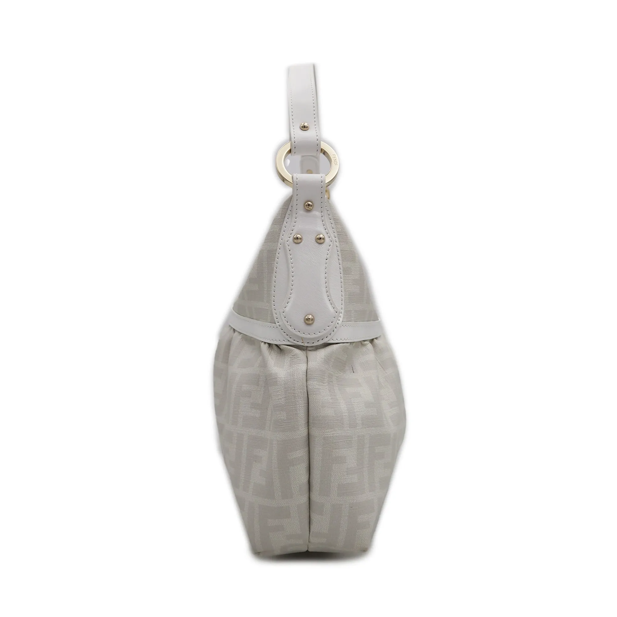 Fendi Zucca Canvas Small Chef Shoulder Bag