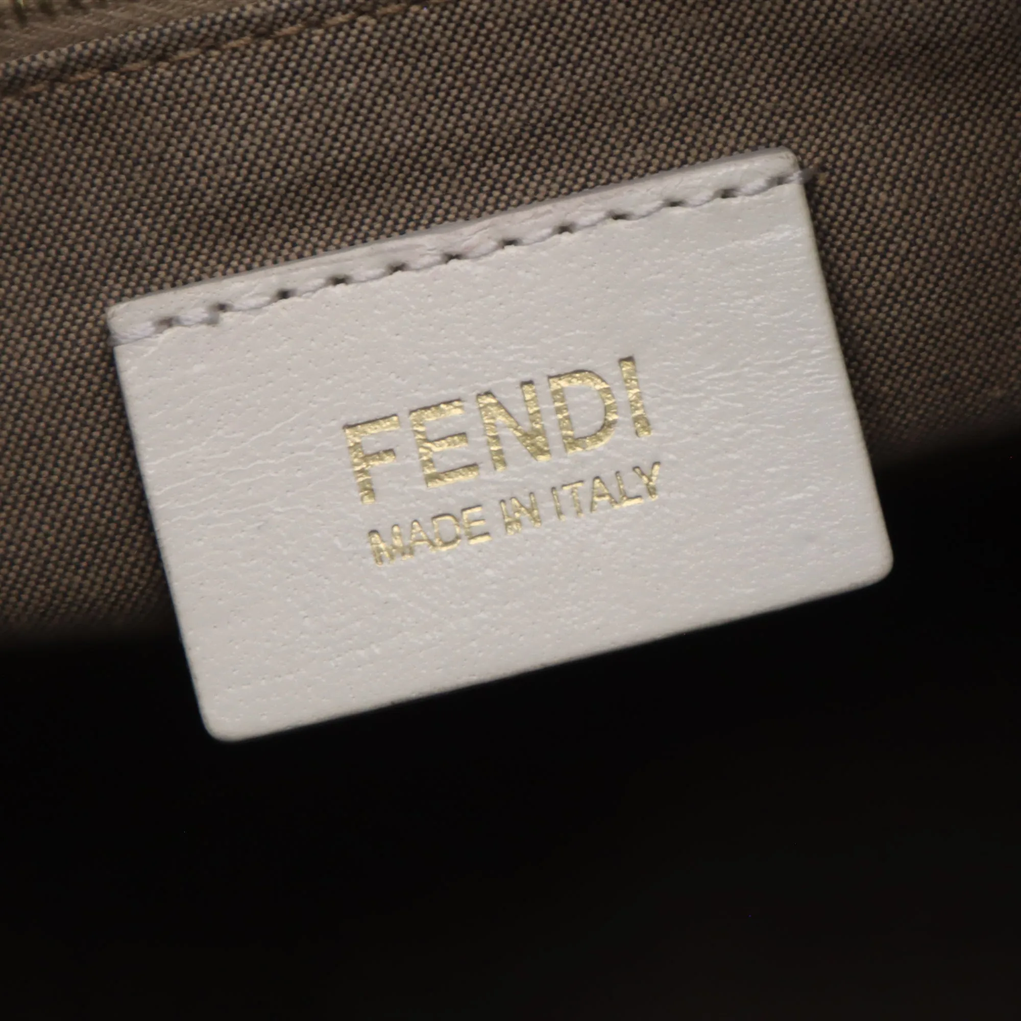 Fendi Zucca Canvas Small Chef Shoulder Bag