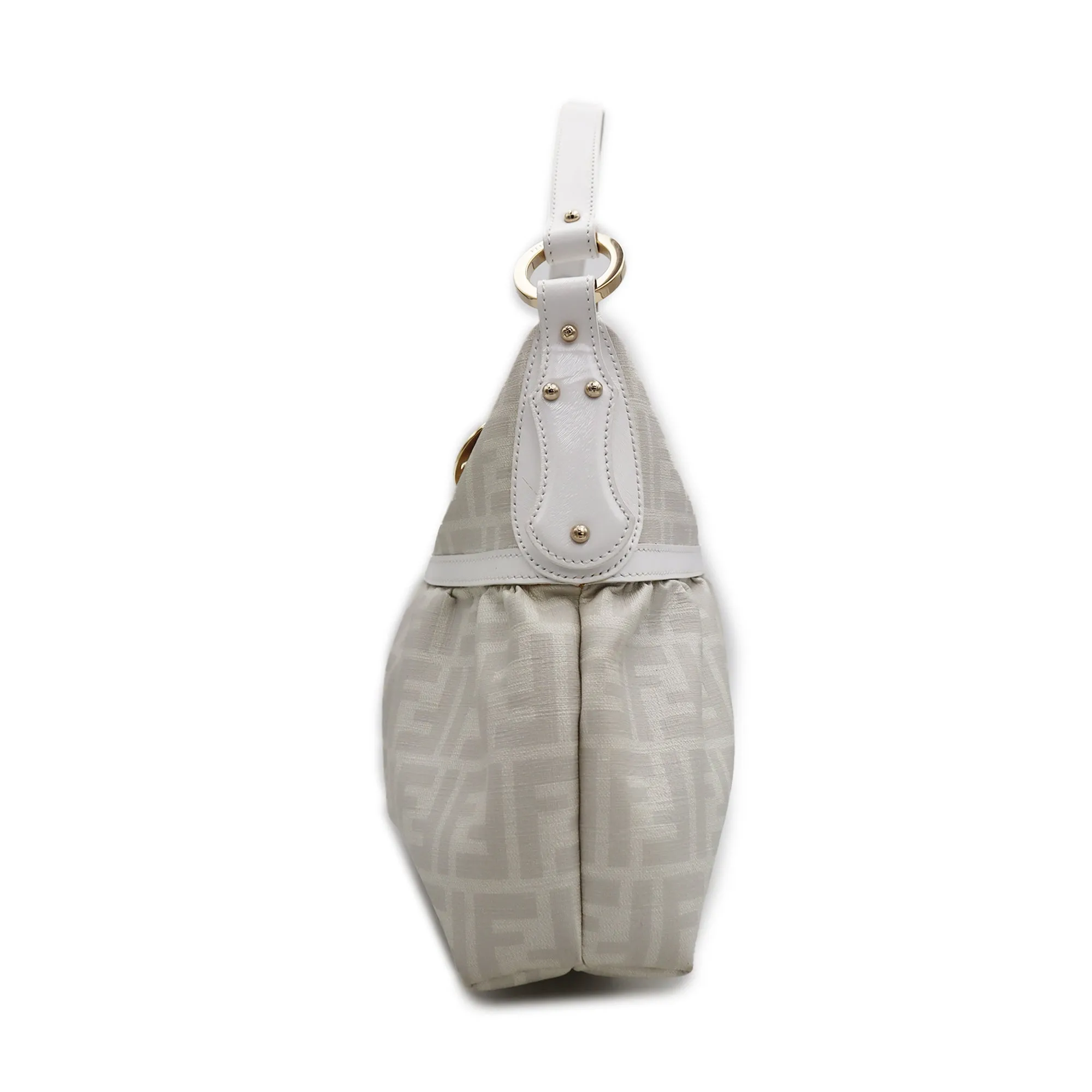 Fendi Zucca Canvas Small Chef Shoulder Bag