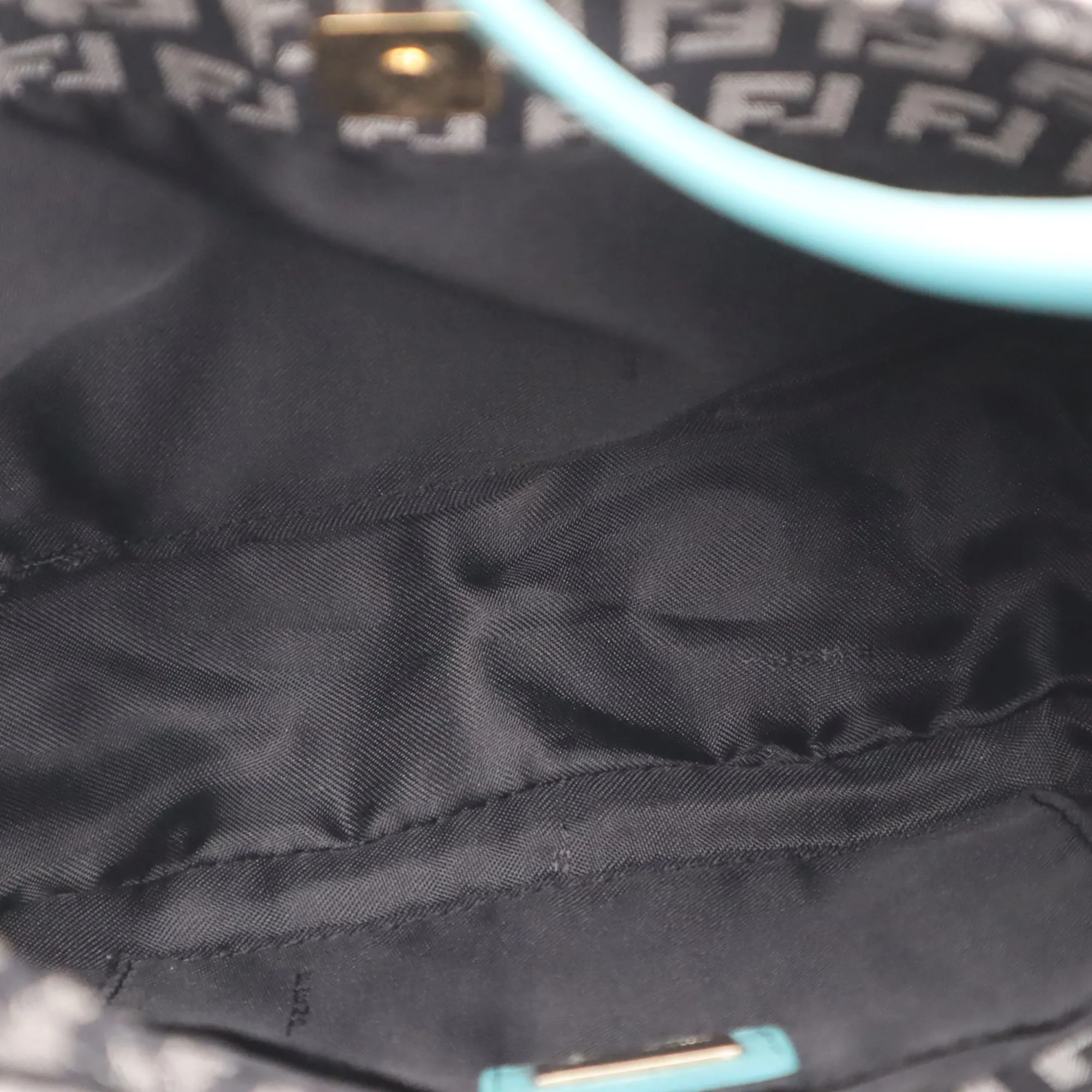 Fendi Zucchino Canvas Mini Hobo Bag