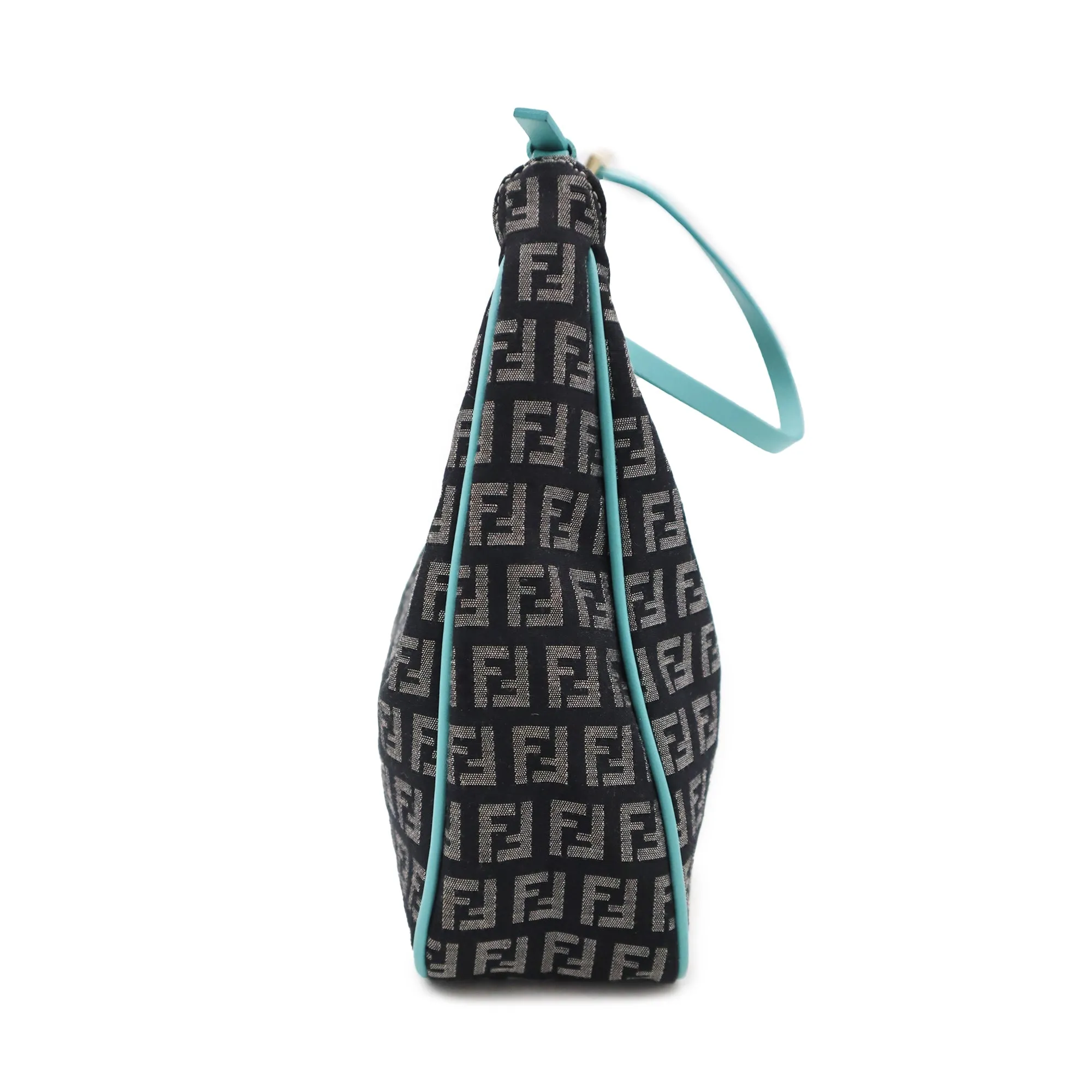 Fendi Zucchino Canvas Mini Hobo Bag