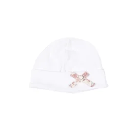 FLOWER | Girls White Cotton Hat