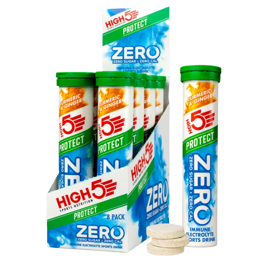 High5 - Hydration Tablets - ZERO - Protect - Turmeric & Ginger