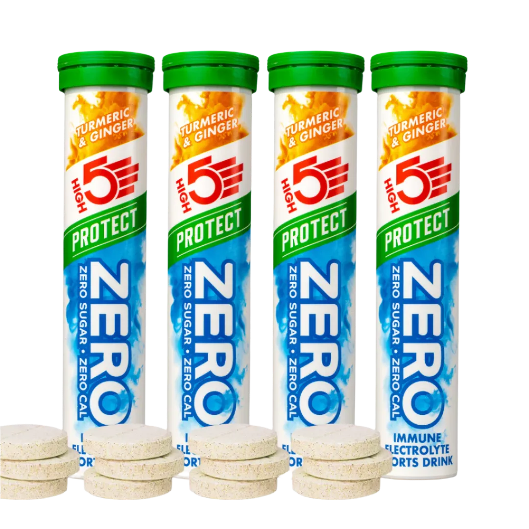 High5 - Hydration Tablets - ZERO - Protect - Turmeric & Ginger