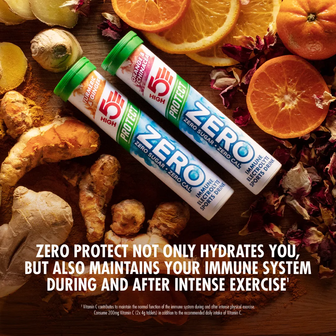 High5 - Hydration Tablets - ZERO - Protect - Turmeric & Ginger